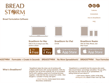 Tablet Screenshot of breadstorm.com